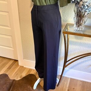 Boden navy blue Ponti knit pants 4Long NWT